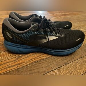 Brooks Ghost 14 Mens Blue Black Running Shoes Sneakers Size US 14